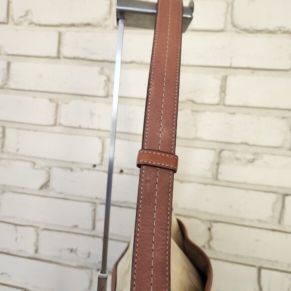 Vintage Rare Coach Signature Yellow Handbag Satchel Purse - Picture 4 of 15